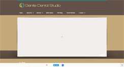 Desktop Screenshot of gentledentalstudio.com