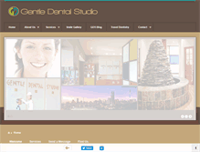 Tablet Screenshot of gentledentalstudio.com